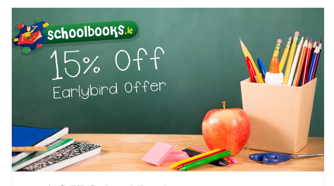 Schoolbooks.ie: 15% off coupon code | Mama's Coffee Break